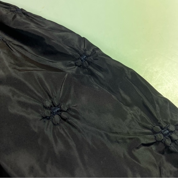 Vintage Black Velvet Dress size Small Taffeta Sweetheart 80s Party Evening Prom - Picture 13 of 14